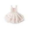 Robes de fille Filles Espagnol Vêtements D'été Enfants Lolita Princesse Robes De Bal Pour Bébé Fille Fête D'anniversaire Robes En Dentelle Infant Vestidos 230413