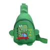 Bolsos Bolso lindo para niños Dinosaurio de dibujos animados Bolsas para niños Mochila de viaje al aire libre preescolar para niños y niñas Hombro cruzado 230412