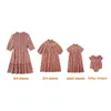 Robes de fille 6M à 18 ans enfants bébé filles adolescente robe d'été femmes robe midi enfants vêtements mode soeurs floral bébé barboteuse # 7001 230412