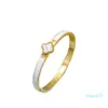 designer bracelet jewelry gold bracelet bangle fashion stainless steel silver rose cuff lock diamond for woman man party