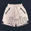 Rhude – shorts pour hommes, pantalons d'été décontractés, vêtements de sport, lettres courtes, amples, vêtements pour hommes, taille asiatique YSHD