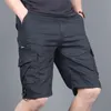 Męskie krótkie krótkie krótkie krótkie krótkie krótkie krótkie joggery Mężczyzn Bawełny luźne prace swobodne krótkie spodnie plus rozmiar 4xl 230413