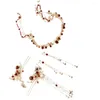 Hair Clips Bohemia Bridal Jewelry Set Vintage Headband Tassel Hairpin Comb