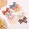 Girls Kids Grosgrain Ribbon Big Bowknot Hair Clip toddler Large Boutique Cheer Bow Children Barrettes Hairpins Hair Accessories DH010