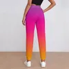 Pantalon femme imprimé survêtement coucher de soleil couleur rue mode pantalons de survêtement automne femme rétro personnalisé surdimensionné pantalon idée cadeau