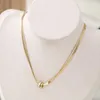 Pendant Necklaces SZN 316L Stainless Steel Charm Hollow Zircon Beads Beauty Necklace For Women Fashion Clavicle Chain Girls Jewelry Gifts