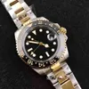 Мужские часы роскошные дизайнерские часы 41 -мм чернокожие циферблаты Автоматические механические керамические модные классические