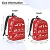Mochila engraçado natal vermelho mochilas de viagem menino menina de alta qualidade bonito dachshunds animais sacos de escola casual mochila