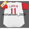 Mich28 11 BARRY LARKIN 14 PETE ROSE Maillot de baseball hommes femmes jeunes cousus