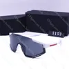 MENS CYCKING SUNGLASSES DESIGNER VINDPOSKT SUNGLASSER Utomhus Modesport Sun Glasögon Stora ramglasögon Julpresent