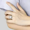 Klusterringar europeiska och amerikanska s925 prinsessan fyrkantig silver ring kvinnlig imitation diamant försäljning fabrik en bit leverans