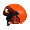 Capacetes de esqui Capacete de esqui com óculos de inverno Snowboard Esqui Esportes ao ar livre Capacete quente Homens Mulheres Equipamento de proteção Proteção de cabeça 231113