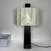 Table Lamps Modern Chinese Living Room Sofa Lamp Nordic Creative Model Bedroom Study Black Desk Office Led Lighting CE