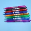 Bollpoint pennor 8pcsset 8 Färg Erasable Gel Pen 05mm Kawaii Ball Student Writing Washable Rit Tools Office School Stationery 231113