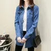 Damesblouses Lente Dames Camisa Jeans Feminina Shirt Vest Lange spijkerjasje Tops Mujer