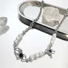 Ожерелья с подвесками, жемчуг-паук, лоскутное ожерелье для мужских аксессуаров с нишевым дизайном: холодная, сладкая, крутая и пряная девушка