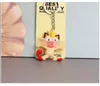 Genie Keychain Cartoon Anime Baby Toy PVC Ping Monster Silicone Pingente