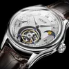 Orologi da polso Esopo Meccanico Flying Tourbillon Orologio da scheletro impermeabile da uomo Top Orologi da uomo multifunzionali automatici