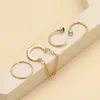 Hoop Earrings Vintage Gold Color C Shape For Women Girls Fashion Simple Fake Piercing Ear Clips Female 2023 Jewelry