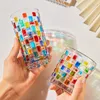 Tumblers American Color Water Cup Women's Knitting Painting Drinking Glass Net Red Coffee Beer S 230413