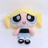 Pluche poppen 3pcslot 20 cm cartoon anime powerpuff meisjes pluche speelgoed schattige bloesem botercup bubbels gevulde pluche poppen geschenken voor childr 230413