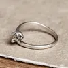 Cluster Rings S925 Silver Creative Jewelry Woman Ring Cute And Simple Kitten Open Adjustable For