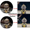 Decorations Ceramic Monkey King Figure Aquarium Decoration Chinese Legend Warrier Sun Wukong Figure for Home Garden Fish Tank Ornament 231113