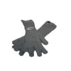 Designer Five Fingers Gloves Chic Winter Simple Protective Gloves For Warm Free Size