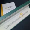 GRA PASS DIAMOND TESTER Silver Cuban Link Chain Wide 2Rows 925 Solid Moissanite Diamond 8mm-8mm smyckesuppsättning Halsband Hiphop