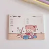 Cartoon Girl Background Decoration Papel Multiplouse Note