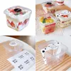 Bakeware Tools 50PCS Plastic Mousse Cup Creative Transparent With Lid Dessert Cups Bekas Plastik Square Cake Box Pudding