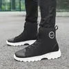 Botas homens inverno de alta qualidade de alta qualidade de pelúcia neve leve tênis ao ar livre antiderrapante calçado masculino