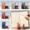 Agenda organizador a7 mini caderno 5 cores memorando diário planejador palavra livro bolso bloco de notas espessamento scrapbooking estudante