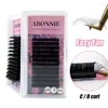 偽まつげabonnie easy fan lashes extension diy 2d/3d/4d/10dカシミアマットミンクブルーミングまつげスーパーロングメイクアップラッシュ