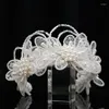 Hårklämmor Fairy Beauty Heavy Pärled Bridal Hoop Restoring Ancient Ways Is a Wedding Dress Head-Dress Pictorial Däckform