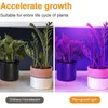 Grow Lights OuuZuu 2pcs LED Phytolamp per piante Full Spectrum Grow Bulb E27 Seedling Grow Light UV Planting Light Lampada per la crescita delle piante P230413