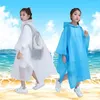 Raincoats Children's Raincoat Travel Light Fashion Cloak Boys And Girls Student Electric Bicycle