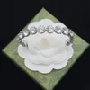 bracelet de fleur bracelets de mode designer pour femmes hommes vintage argent or moissanite bijoux femme cristal manchette bijoux fête d'anniversaire filles cadeau 19 style