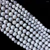 Loose Gemstones Natural Genuine Howlite White Lace Stone Round Beads 4mm 6mm 8mm 10mm 12mm 15" 05836