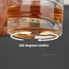 Tumblers 2pcslot Roterend whiskyglas gevormd voor het drinken van bourbon Scotch Cocktails Whiskey Shake Cup Creative Personality 230413