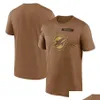 Felpe con cappuccio da uomo Felpe con cappuccio Miamidolphinsmen Donna 2023 Salute To Service T-shirt a maniche lunghe - Marrone Drop Delivery Apparel M Ot39V