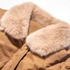 Piumino da donna FTLZZ Giacca da neve invernale da donna Bottoni con cerniera Parka Cappotto d'anatra bianca Moda Spessa calda Manica lunga Capispalla corto