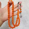 Strand moda árabe rosário 10mm 45 contas acessórios resina tasbih muçulmano oração islâmica eid presente misbaha sibha