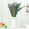 Decorative Flowers 15 Pcs Dried Preserved Eucalyptus Stems & Lavender Bundles For Shower 17In Leaves