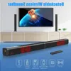 Freeshipping détachable Bluetooth TV Soundbar haut-parleur sans fil tour HiFi Audio home cinéma barre de son optique pour LED TV Sanxc