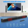 Freeshipping abnehmbarer Bluetooth TV Soundbar kabelloser Lautsprecher HiFi Tower Audio Heimkino Soundbar optisch für LED TV Sanxc