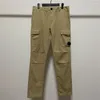 Pantalons pour hommes Automne Hommes Sports Casual Coton CP avec poche lentille extérieure Long Gym Hommes Streetwear Pantalon Cargo