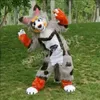 Halloween Fox Dog Mascot Costume Cartoon Postacie Stroje Suit Doross Size Strout Strój urodzinowy Boże Narodzenie Fancy Dress for Men Koman