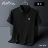 Malbon Heren T-shirts Zomer Geborduurd Malbon Golf Poloshirt Mannen Hoge Kwaliteit Heren Korte Mouw Ademend Sneldrogend Top Business 820