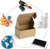 배송 상자 추가 하드 익스프레스 포장 상자 도매 맞춤형 작은 배치 상자 컬러 인쇄 3 레이어 5 계층 항공기 상자 종이 상자